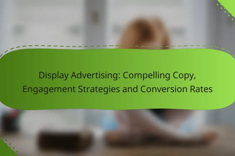Display Advertising: Compelling Copy, Engagement Strategies and Conversion Rates