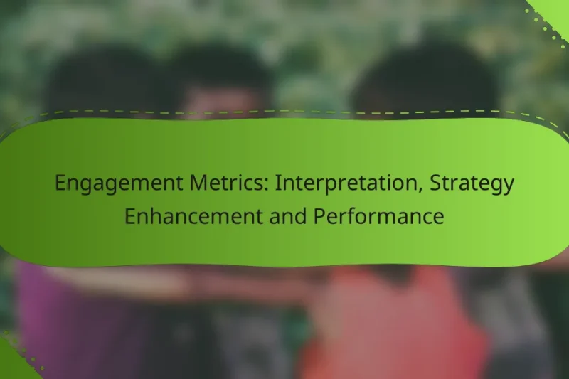 Engagement Metrics: Interpretation, Strategy Enhancement and Performance