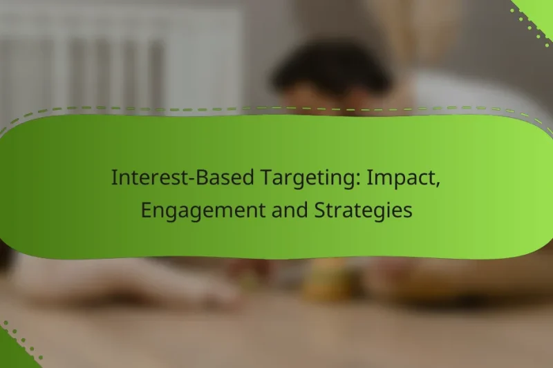 Interest-Based Targeting: Impact, Engagement and Strategies
