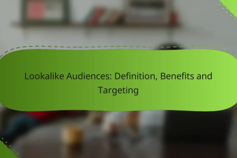 Lookalike Audiences: Definition, Benefits and Targeting