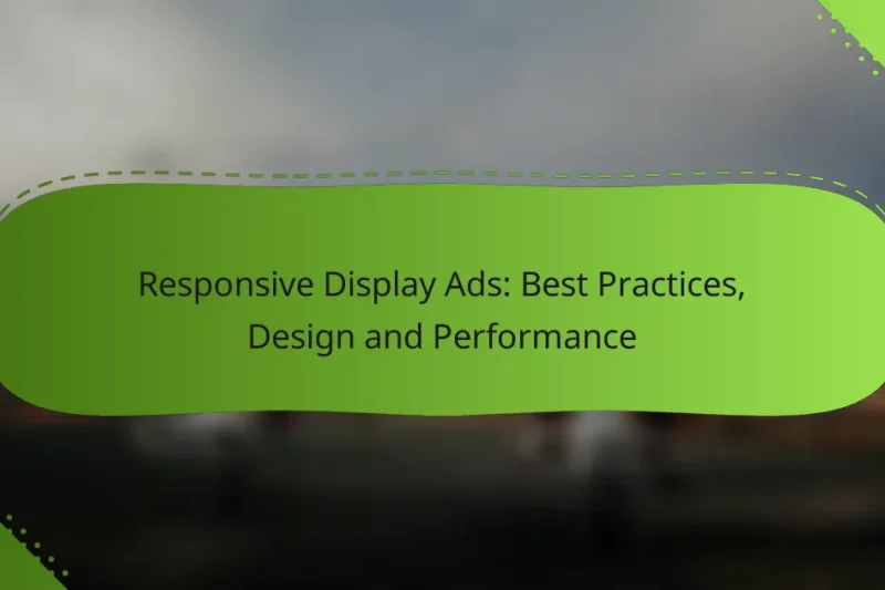 Responsive Display Ads: Best Practices, Design and Performance