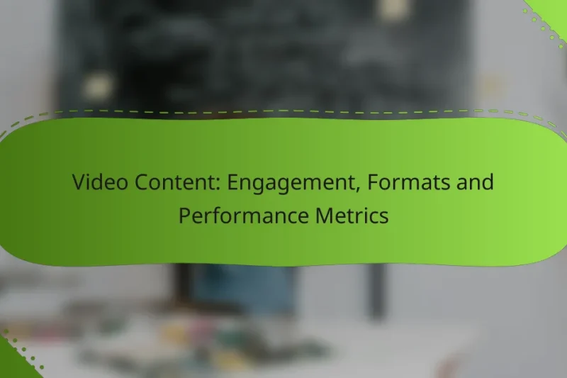 Video Content: Engagement, Formats and Performance Metrics